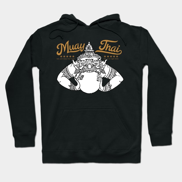 Muay Thai Tattoo The Art of Eight Limbs Hoodie by KewaleeTee